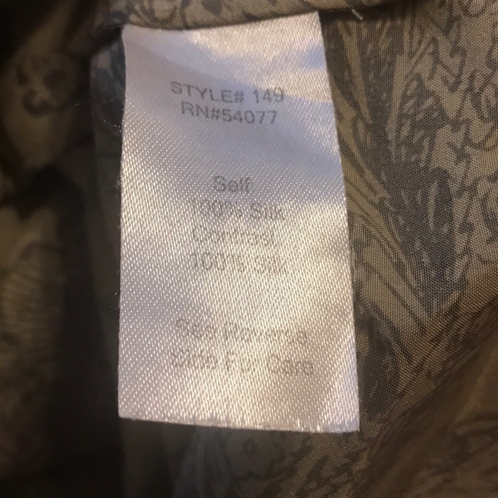 Cabi Silk Button Ruffle Top S - Picture 6 of 6